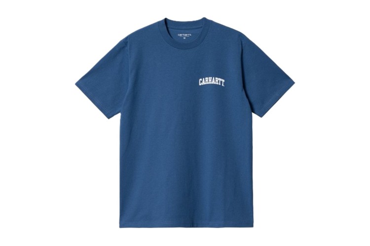 Carhartt WIP S/S University Script T-Shirt - Elder/White