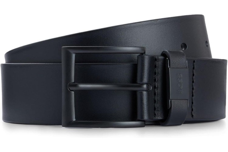 Hugo Boss Connio-B Leather Belt - Black