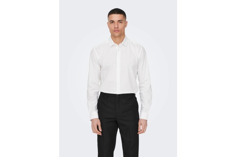 Only & Sons Onsandy Slim Fit Shirt - White