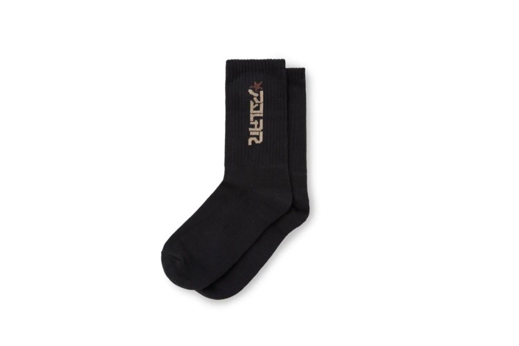Polar Skate Co. Rib Star Socks - Black