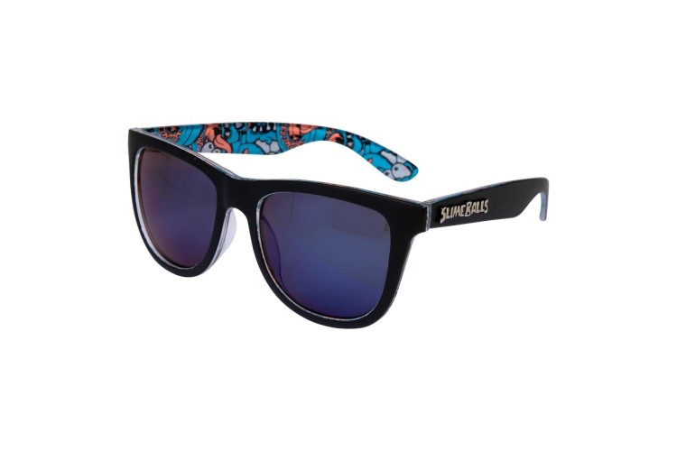 Santa Cruz Slime Balls Sunglasses - Black/Blue